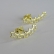 Brinco Ear Cuff Estrelas Pequenas Banhado em Ouro 18k - Dourado