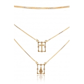 Escapulário Nossa Senhora Aparecida Com Zircônia Banhado em Ouro 18k - Dourado