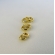 Trio de Argolinhas Com Zirconia Banhado em Ouro 18k - Dourado