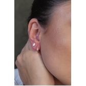 Brinco Argolinha Lisa 2x15 em Prata 925 - Prateado