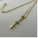 Colar Pingente Cruz com Detalhe de Zircônia Banhado em Ouro 18k - Dourado