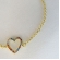 Pulseira Com Pingente De Coração Em Zircônias Coloridas Banhado em Ouro 18k - Dourado