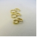 Trio de Brincos de Argolinha Fino Banhado em Ouro 18k - Dourado