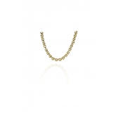 Colar Corrente de Relógio Banhado em Ouro 18k - Dourado