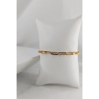 Pulseira Corrente Cartier 1.6 Diamantada Banhado em Ouro 18k MASCULINA