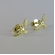 Brinco Pequeno de Espirito Santo Banhado em Ouro 18k - Dourado