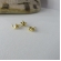 Trio de Brincos Marinhos Banhado em Ouro 18k - Dourado