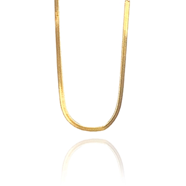 Pulseira Fita Banhado em Ouro 18k - Dourado