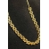 Colar Corrente de Relógio Banhado em Ouro 18k - Dourado