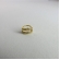 Piercing Fake Vazado com Zircônia Banhado em Ouro 18k - Dourado