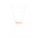Colar Gratidão Banhado em Ouro 18k - Dourado