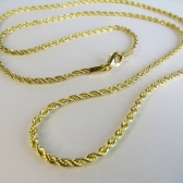 Colar Cordão Baiano 2.5 Banhado em Ouro 18k - Dourado