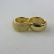 Brinco de Argolinha Grossa Trabalhada Banhado em Ouro 18k - Dourado