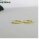 Brinco Triangular Médio com Zircônia Banhado em Ouro 18k - Dourado