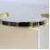 Bracelete Liso Largo Banhado em Ouro 18k - Dourado