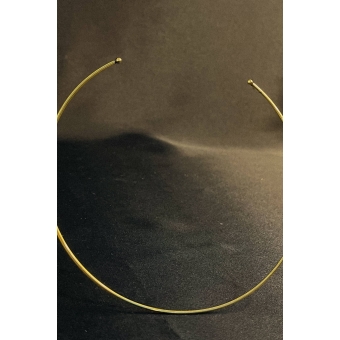 Choker Circular Aro fino Banhado em Ouro 18k