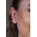Brinco Ear Cuff Mini Corações Vazados Banhado em Ouro 18k - Dourado