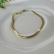Pulseira Fita Banhado em Ouro 18k - Dourado