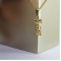 Colar Pingente Menina com Zircônia Colorida Banhado em Ouro 18k - Dourado