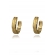Brinco Argola Trabalhada Banhado em Ouro 18k - Dourado