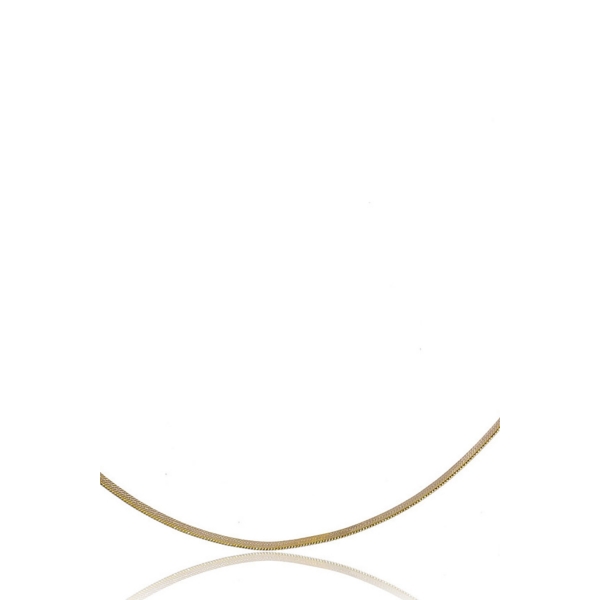 Colar com Corrente Fita Banhado em Ouro 18k - Dourado