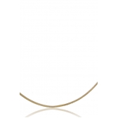 Colar com Corrente Fita Banhado em Ouro 18k - Dourado