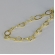 Pulseira Com Elos Ovais Intercalados Com Elos de Corações Banhado em Ouro 18k - Dourado