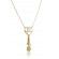 Colar com Pingente da Fé, Da Paz E Da Gratidão Banhado em Ouro 18k - Dourado