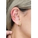 Piercing Fake Forma de Coração Banhado em Ouro 18k - Dourado
