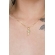 Colar Pingente Menina com Zircônia Colorida Banhado em Ouro 18k - Dourado
