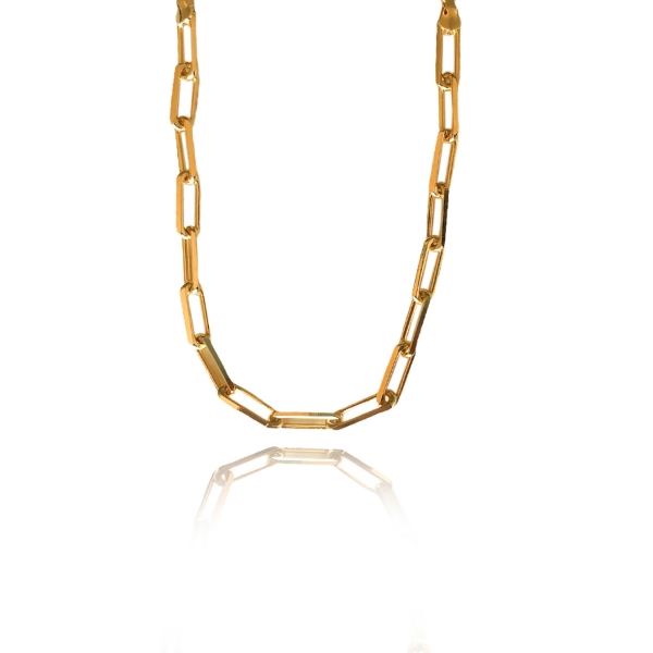 Pulseira Corrente Cartier 1.6 Diamantada Banhado em Ouro 18k MASCULINA - Dourado