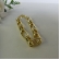 Pulseira de Elos Intercalados Grandes Banhados a Ouro 18k - Dourado