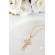 Colar com Pingente de Cruz e Face de Jesus Banhado em Ouro 18k - Dourado