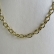Choker Corrente Com Elos Ovalados Banhado em Ouro 18k - Dourado