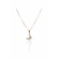 Colar Pingente Borboleta com Zircônia Colorida Banhado em Ouro 18k - Dourado
