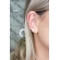 Piercing Fake Vazado Banhado em Ouro 18k