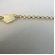 Pulseira com Chapa de Coração Banhado em Ouro 18k - Dourado