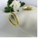 Brinco Triangular Médio com Zircônia Banhado em Ouro 18k - Dourado