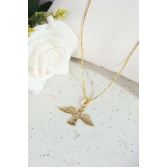 Colar Pingente do Espírito Santo Banhado em Ouro 18k - Dourado