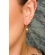 Brinco Argolinha com Chave Banhado em Ouro 18k - Dourado