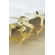 Brinco Argola de Losango Banhado em Ouro 18k - Dourado