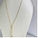 Colar Cumprido com Mini Pérolas e Fio Banhado em Ouro 18k - Dourado