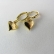 Brinco Argolinha com Coração Grande Banhado em Ouro 18k - Dourado