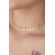 Choker com Folhas Banhado em Ouro 18k - Dourado