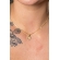 Colar Com Pingente Do Mickey De Zircônia Colorida Banhado em Ouro 18k - Dourado