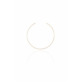 Choker Circular Aro fino Banhado em Ouro 18k - Dourado