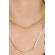 Colar Duplo com Correntes Grossas Banhado em Ouro 18k - Dourado