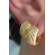 Duo de Argolas Grossas Trabalhadas Banhado em Ouro 18k - Dourado