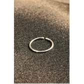 Piercing Círculo Liso em Prata 925 - Dourado