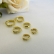 Trio de Argolinhas Com Zirconia Banhado em Ouro 18k - Dourado